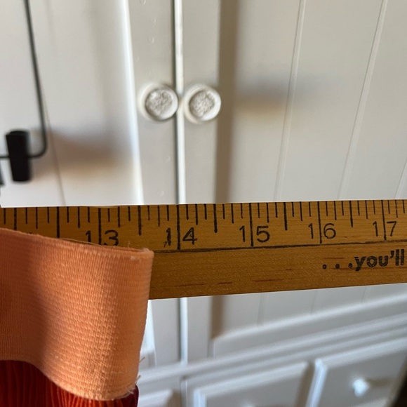 Notations Pink and Red Pleated Maxi Skirt - Picture 8 of 9